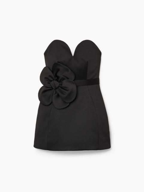 Marc Jacobs SATIN DAISY BELTED DRESS