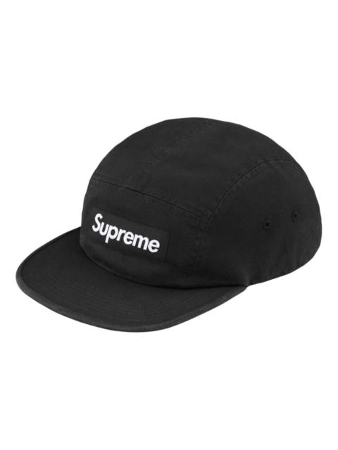 Supreme Supreme FW26 Washed Chino Twill Camp Cap 'Black' SUP-FW26-1069-BLK