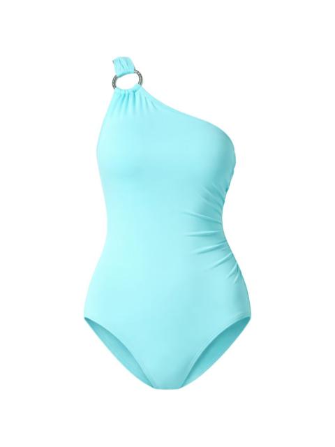 MICHAEL KORS one-shoulder ring swimsuit
