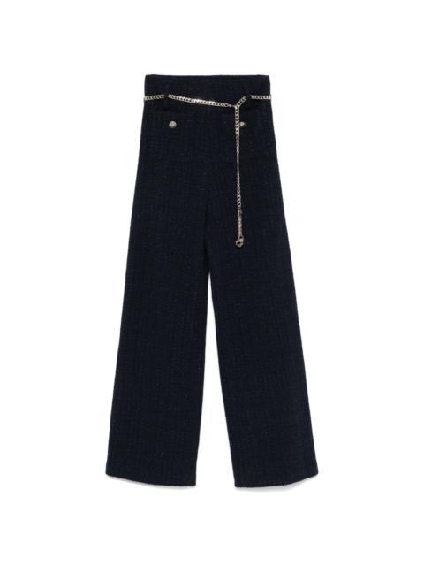 maje chain-belt trousers