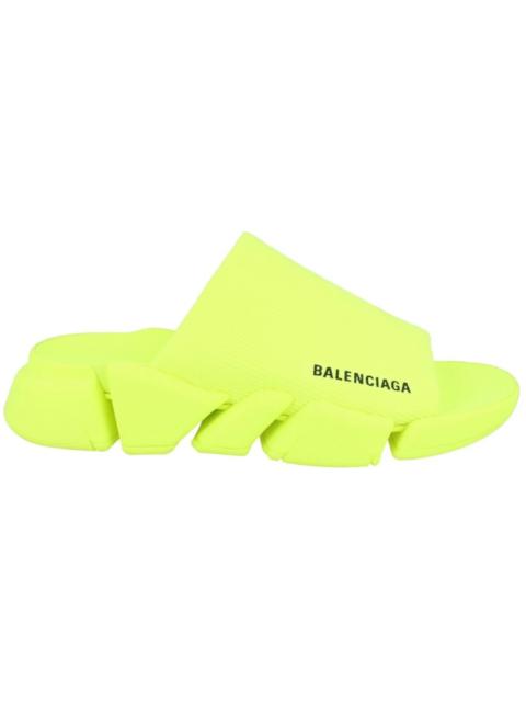 BALENCIAGA Balenciaga Speed 2.0 Slides Fluorescent Yellow