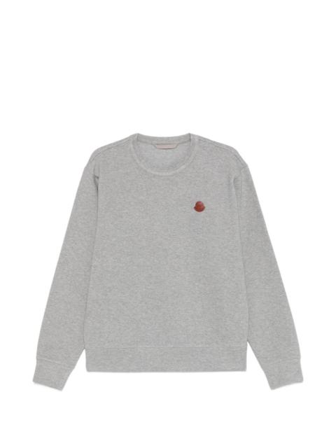 Moncler logo patch sweatshirt