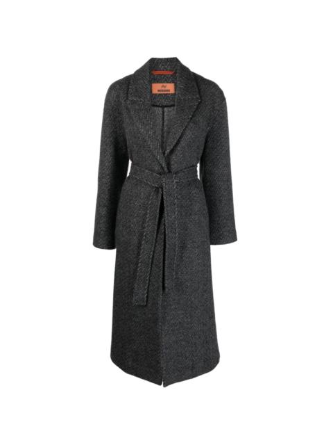Missoni peak-lapels wool coat
