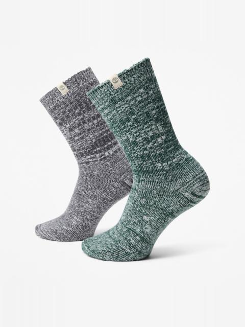 Timberland Cozy 2-Pack Crew Sock