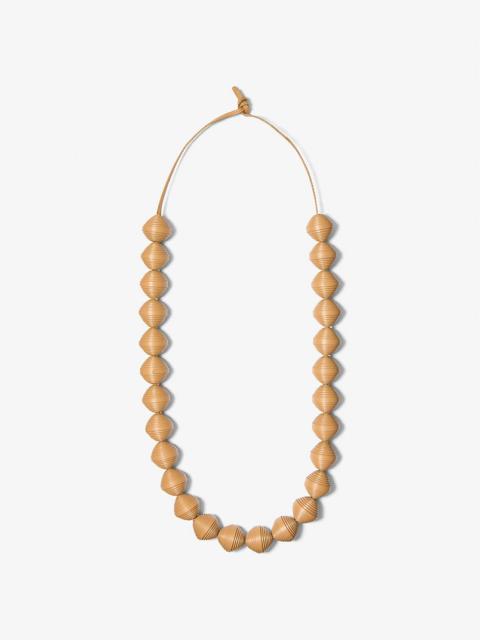 MICHAEL KORS COLLECTION Leather Beads Necklace