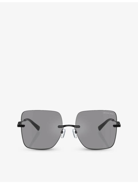 MICHAEL KORS MK1150 Quebec square-frame metal sunglasses
