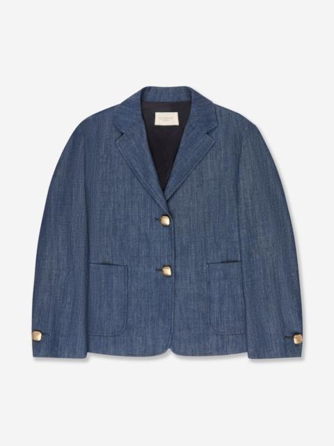SLOWEAR Boxy-fit denim jacket