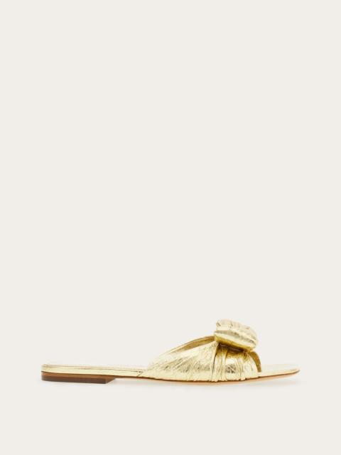 FERRAGAMO Padded Vara bow slide