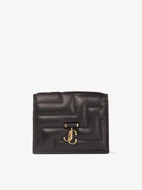 Hanne
Black Quilted Nappa Leather Wallet with Light Gold JC Emblem