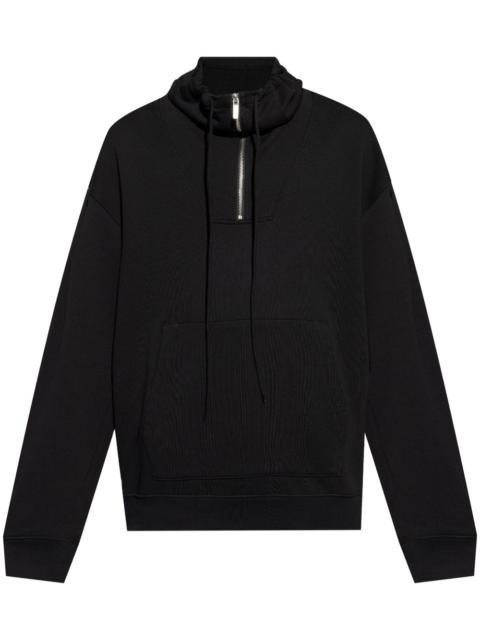 Helmut Lang drawstring stand-up collar sweatshirt