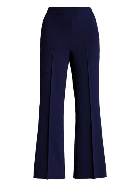 HIGH SPORT Kick pleated-front flared trousers