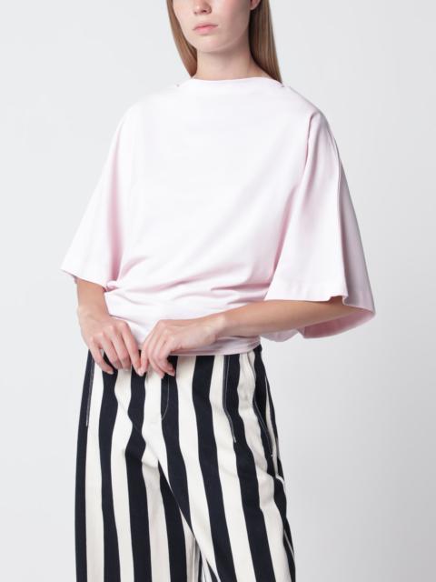 JACQUEMUS Pink Moisson T-shirt with open back