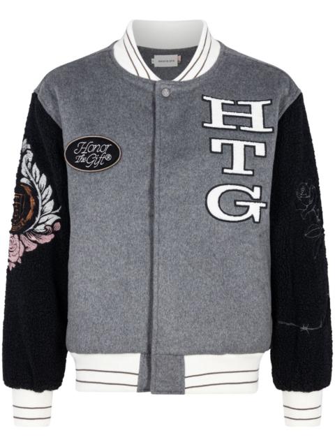 HONOR THE GIFT Letterman varsity jacket