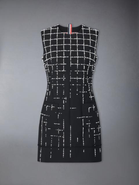 Thom Browne HOPSACK SUITING MINI DRESS