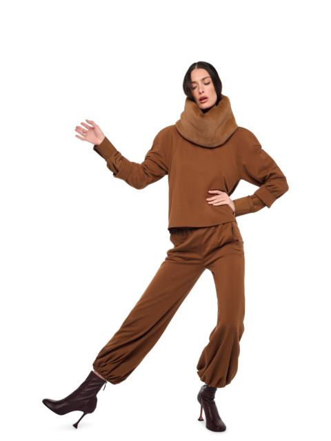 NORMA KAMALI BOYFRIEND PUFF JOG PANT