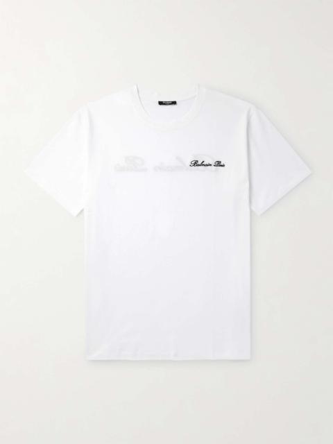 Logo-Embroidered Cotton-Jersey T-Shirt