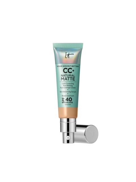 IT Cosmetics CC+ Cream Natural Matte Foundation with SPF 40