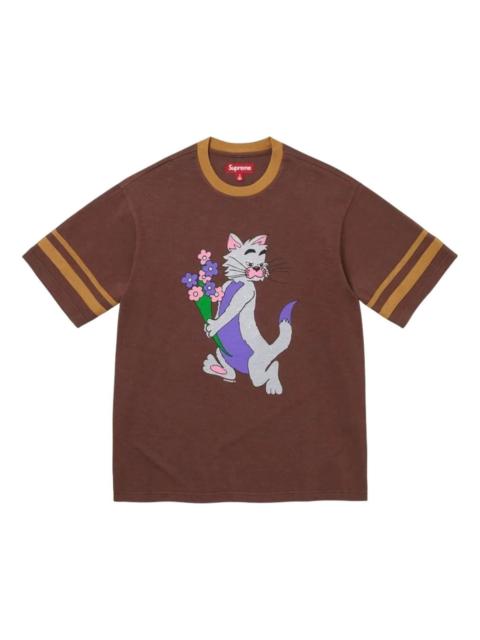 Supreme Supreme FW26 Glitter Cat S/S T-Shirt 'Brown' SUP-FW26-045-BRN