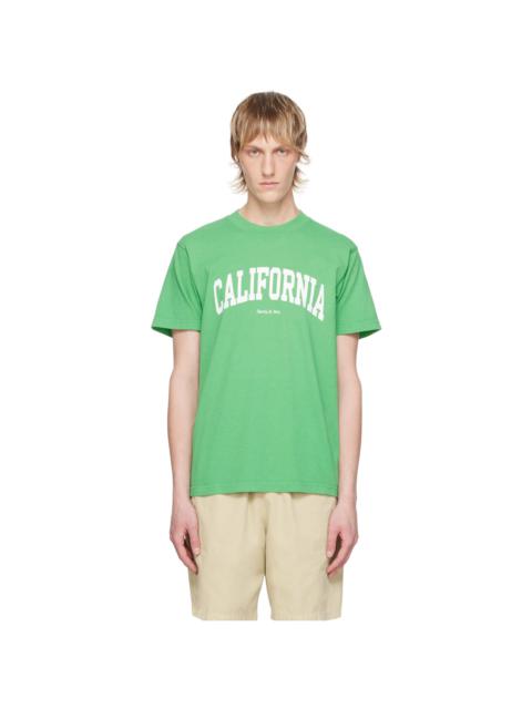 Sporty & Rich Green 'California' T-Shirt