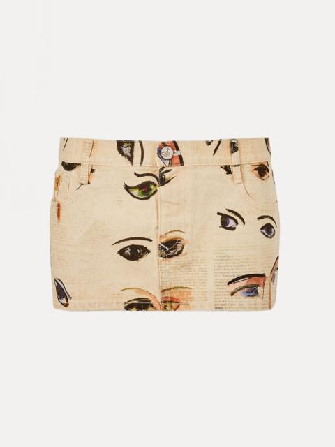 Vivienne Westwood FOAM DENIM SKIRT
