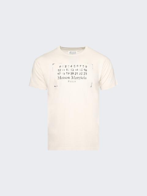 Maison Margiela Logo Tee Butter
