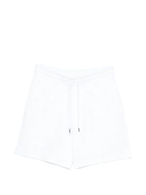 CASABLANCA monogram appliqué shorts