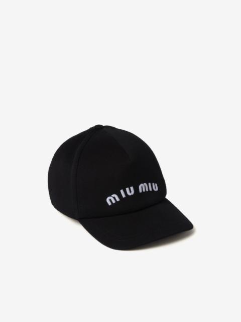 Miu Miu drill baseball cap