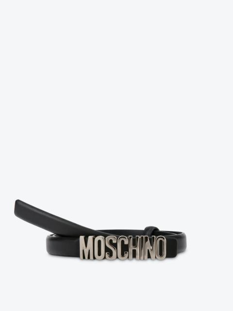 Moschino BELT WITH MINI LETTERING LOGO