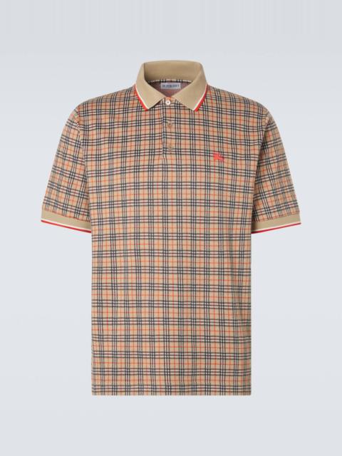 Burberry Burberry Check polo shirt