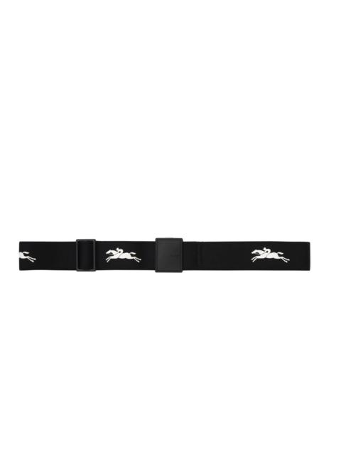 Longchamp Ladies' belt Black - Canvas