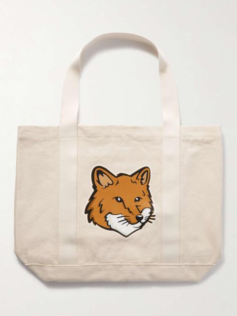 Logo-Print Cotton-Canvas Tote Bag