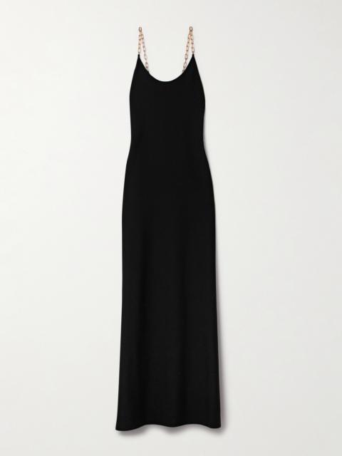 GABRIELA HEARST Adeona Embellished Silk Maxi Dress