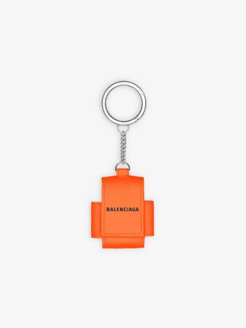 BALENCIAGA Cash Earpods Holder in Fluo Orange/black