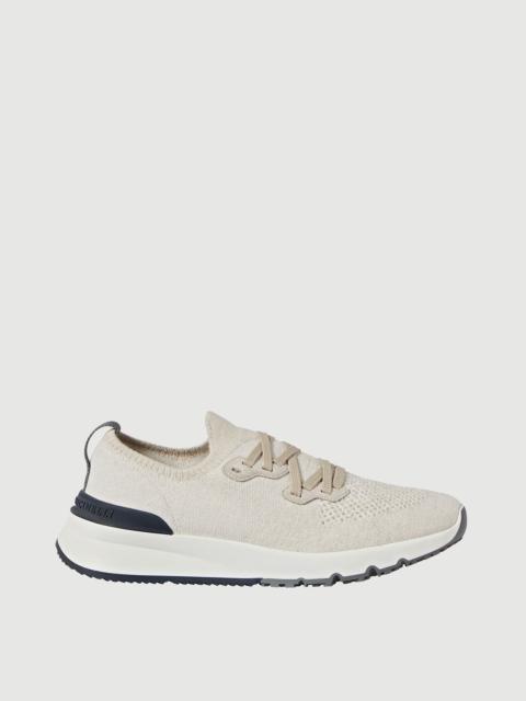 Brunello Cucinelli Cotton chiné knit runners