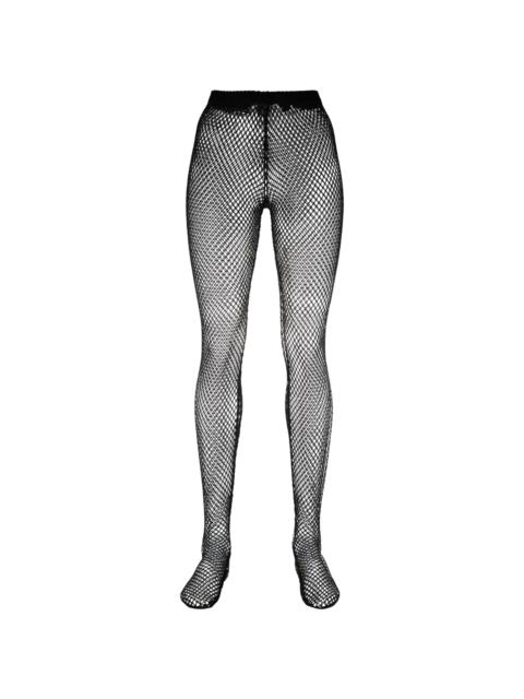 mesh-panelling leggings