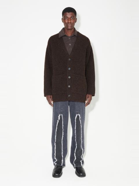 Colossal Cardigan Welsh Black Albion Wool
