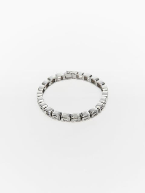 Alexander Wang DIAMANTE A TENNIS BRACELET IN BRASS