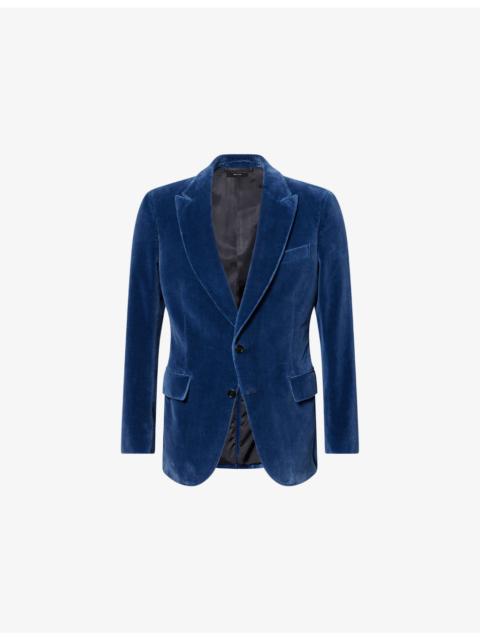 TOM FORD Single-Breasted Cotton-Velvet Evening Jacket