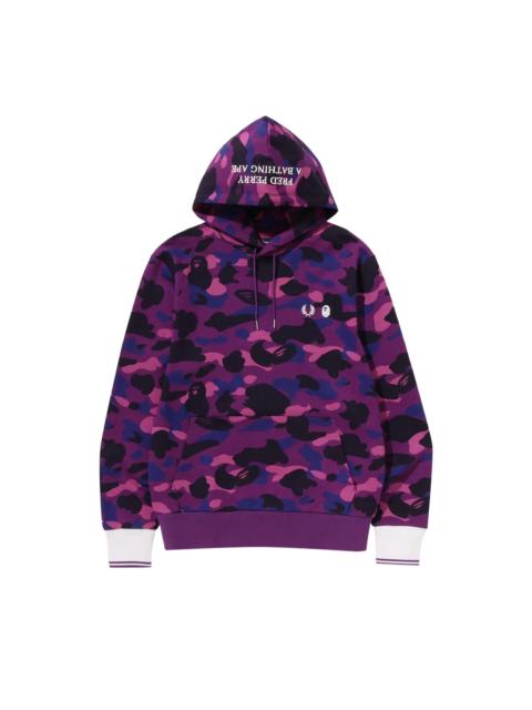 A BATHING APE® BAPE x Fred Perry Color Camo Pullover Hoodie 'Purple'