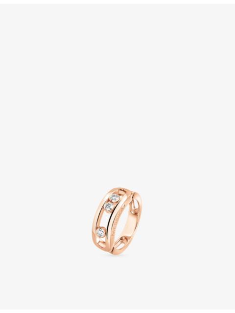 MESSIKA Classic Move 18ct rose-gold and diamond ring