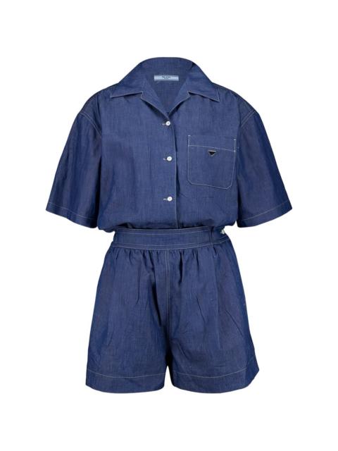Prada pocket button jumpsuit