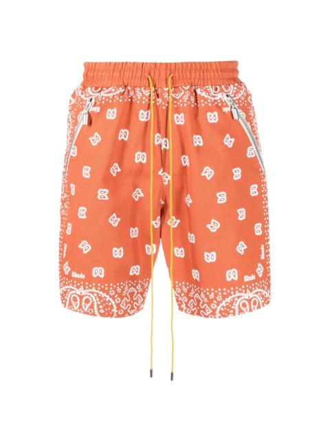 Rhude Bandana Shorts "Vintage Orange" RHSS23SH460094811282