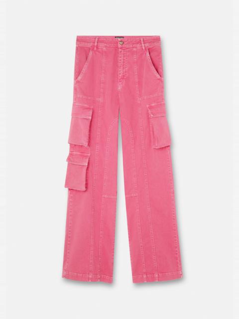 Cargo Straight-Leg Jeans