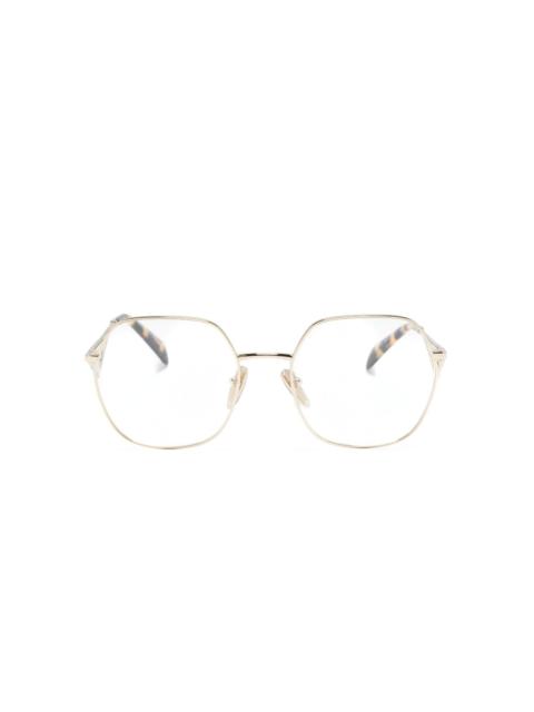 Prada triangle-logo glasses