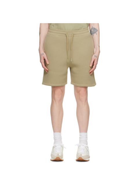 AMI Paris Green Ami de Cœur Shorts
