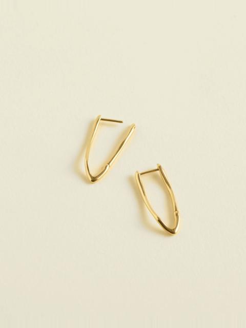 Madewell Demi-Fine Molten Large Hoop Earrings