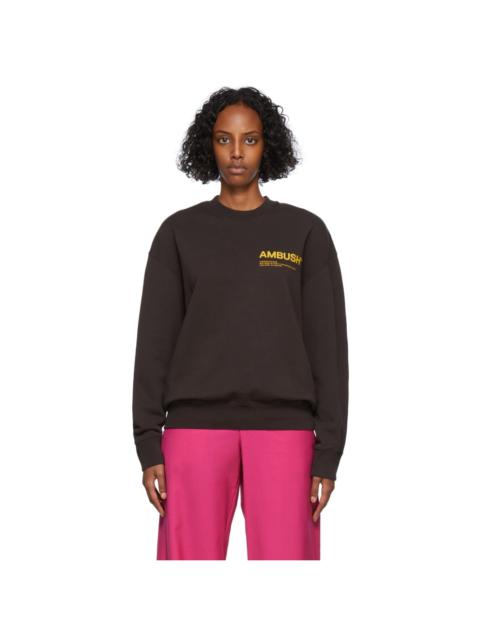 Ambush Brown Fleece Workshop Sweatshirt