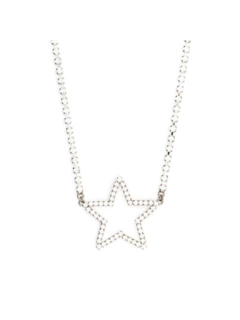 Alessandra Rich crystal-embellished star necklace