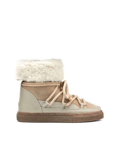 INUIKII Classic shearling lace-up sneakers