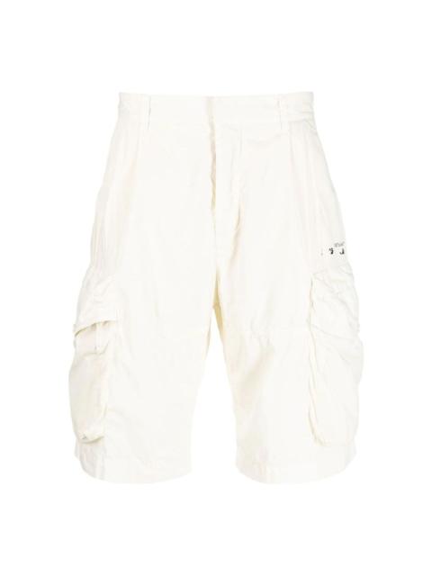 Off-White Men's Off-White Solid Color Casual Shorts White OMCB047R21FAB0017210